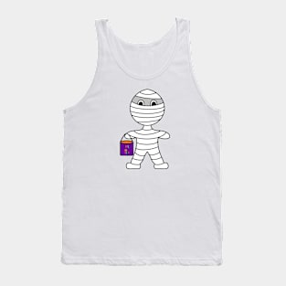 Happy Halloween Mummy Tank Top